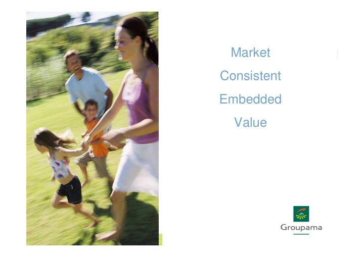 market consistent embedded value