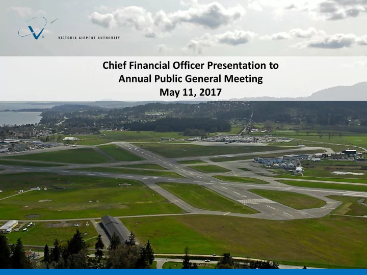 chief financial officer presentation to annual public