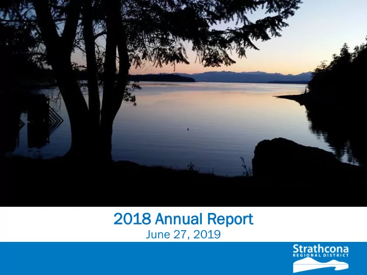 2018 8 annual nual repor port