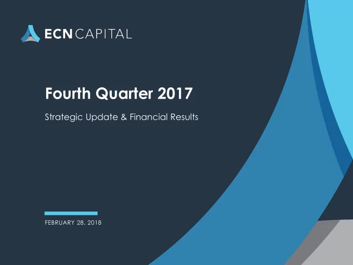 fourth quarter 2017