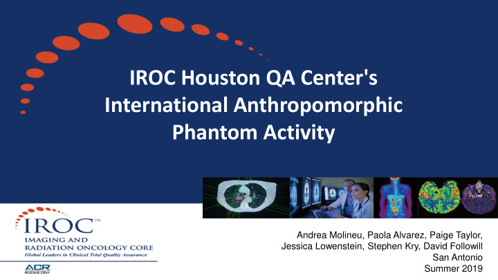 iroc houston qa center s international anthropomorphic