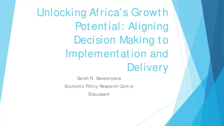unlocking africa s growth potential aligning decision