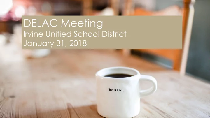 delac meeting