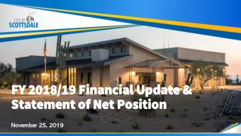 Statement of Net Position  November 25,  , 2019  General Fund Operating Sources Fiscal Year-End