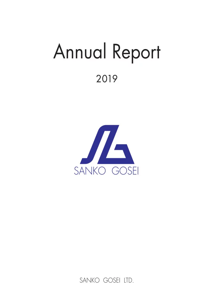 2019 selected financial data