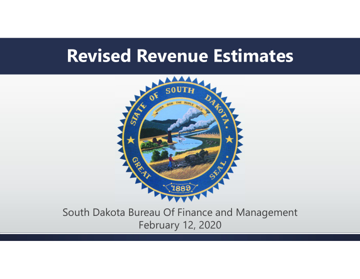 revised revenue estimates