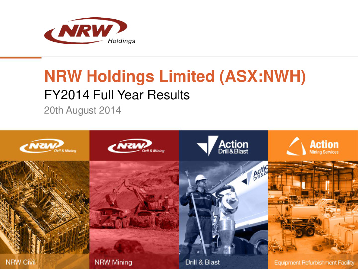nrw holdings limited asx nwh