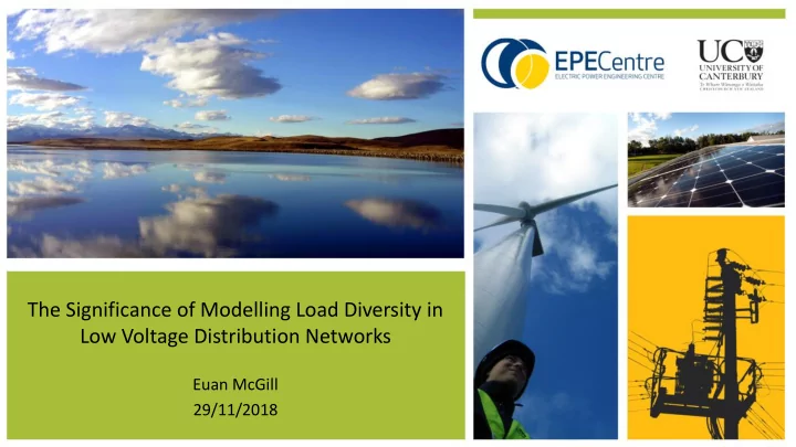 the significance of modelling load diversity in low