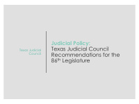 judicial policy