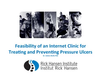 Feasibility  of  an  Internet  Clinic  for    Trea3ng  and  Preven3ng