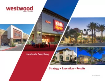 Strategy + Executjon = Results  CONFIDENTIAL Nearly 50 years of experience in retail investment