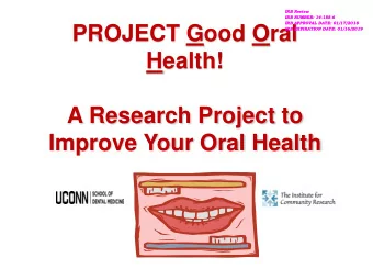 IRB Review  IRB Review  IRB NUMBER: 14-188-6  IRB NUMBER: 14-188-6  IRB APPROVAL DATE: 01/17/2018