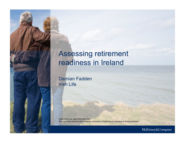 assessing retirement readiness in ireland