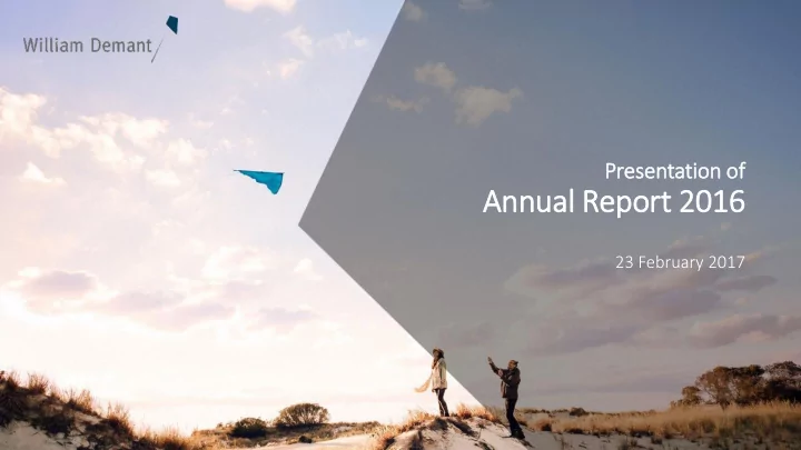 annual report 2016