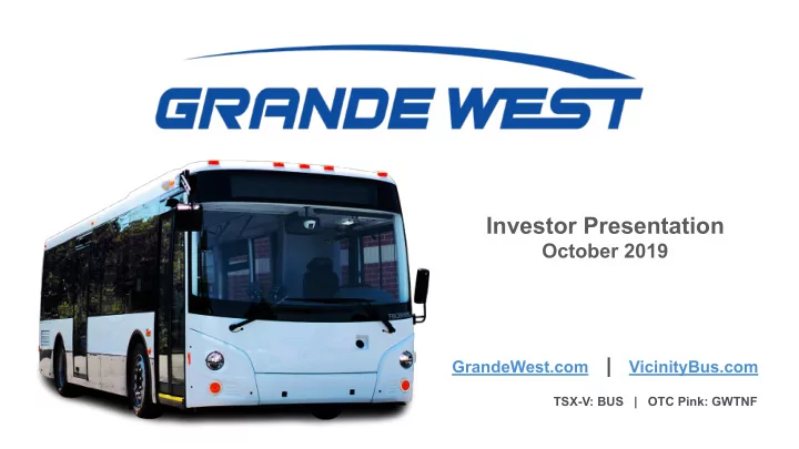 investor presentation
