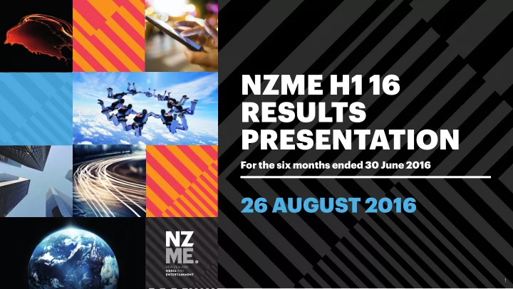 nzme h1 16 results presentation