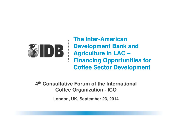 the inter the inter american american development bank