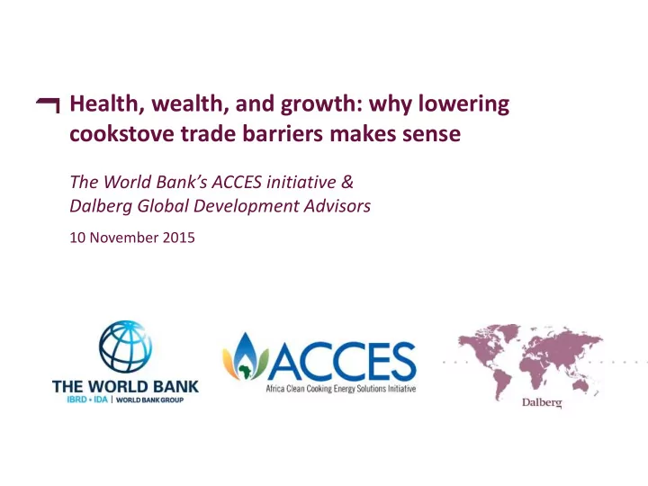 health wealth and growth why lowering