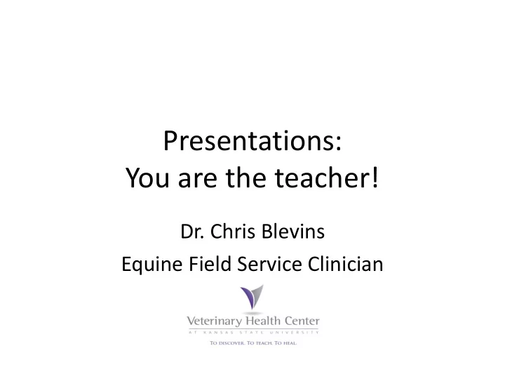 presentations