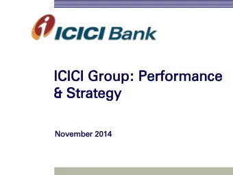 &amp; St  &amp; Strategy  rategy  Novemb  ember  er 201  014  Cer  ertai  ain statem  ements  s in