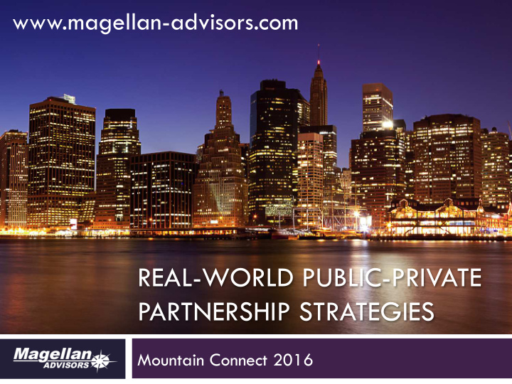 real world public private partnership strategies