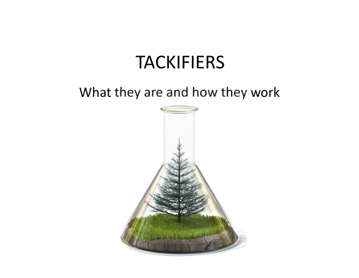 tackifiers