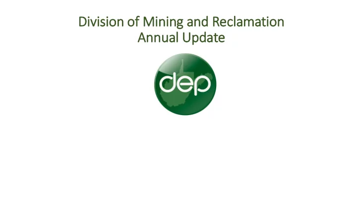 annual update mission statement