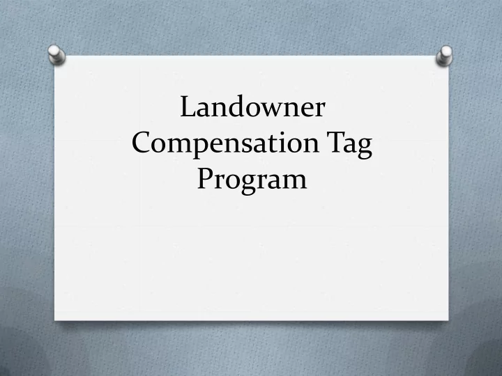 compensation tag