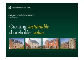 49  Agenda  Results Presentation 25 February 2013  Page  Presented by  Chairmans overview  1