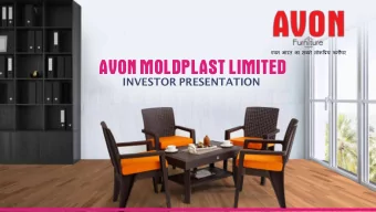 AVON MOLDPLAST LIMITED  INVESTOR PRESENTATION  AGENDA  S.No.  Sections  Page No.  1  Investment