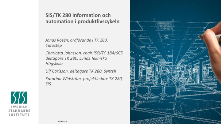 sis tk 280 information och automation i produktlivscykeln