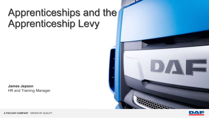 apprenticeship levy