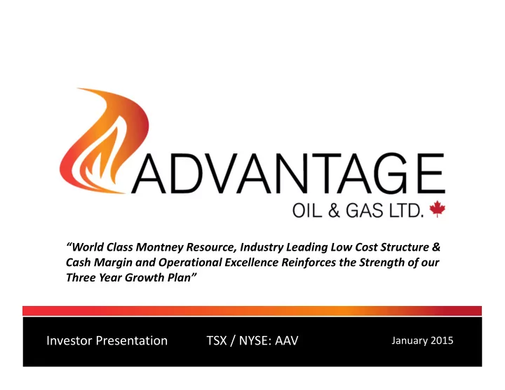 investor presentation tsx nyse aav
