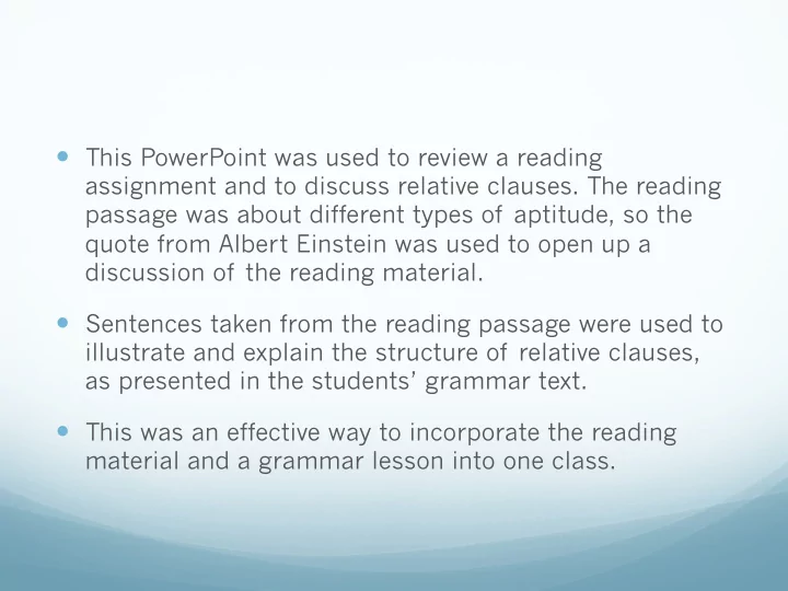 relative clauses