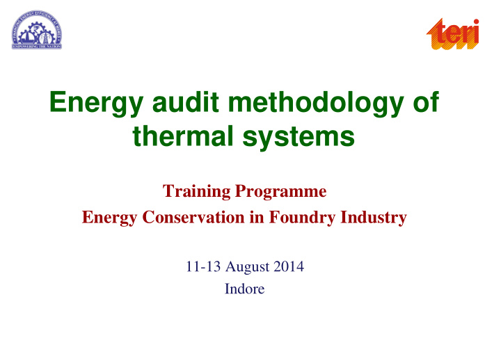 thermal systems