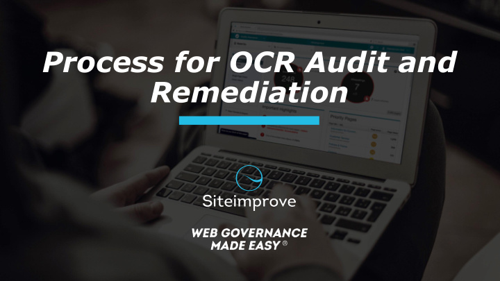 process for ocr audit and