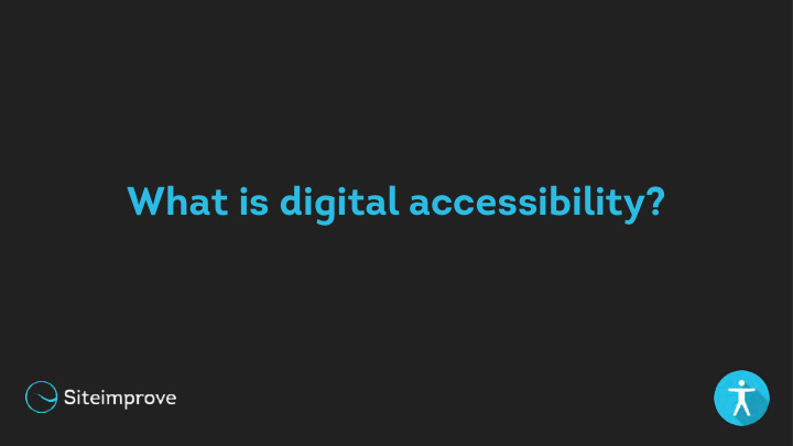 what is digital accessibility