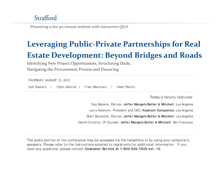leveraging public private partnerships for real estate