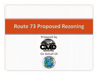 Prepared by On Behalf Of  Create a more viable commercial corridor in the Regional Growth Area