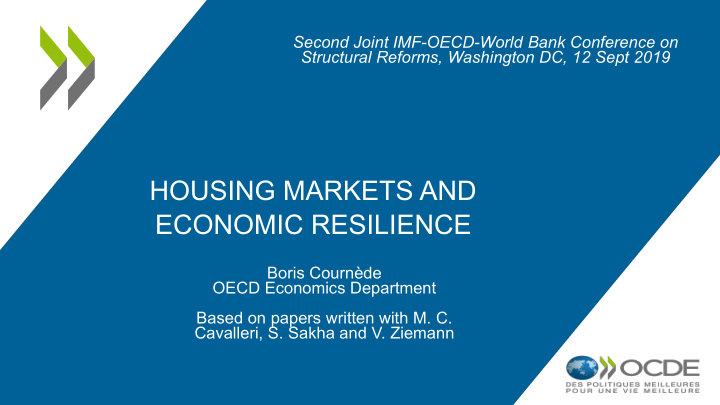 housing markets and economic resilience
