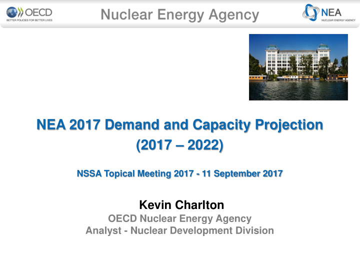 nea 2017 demand and capacity projection 2017 2022