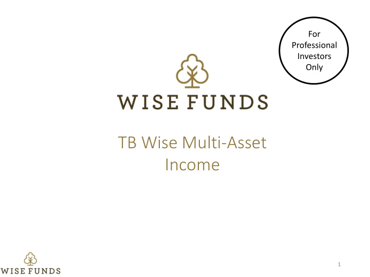 tb wise multi asset income