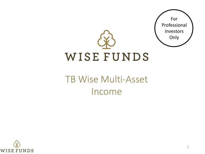 tb wise multi asset income
