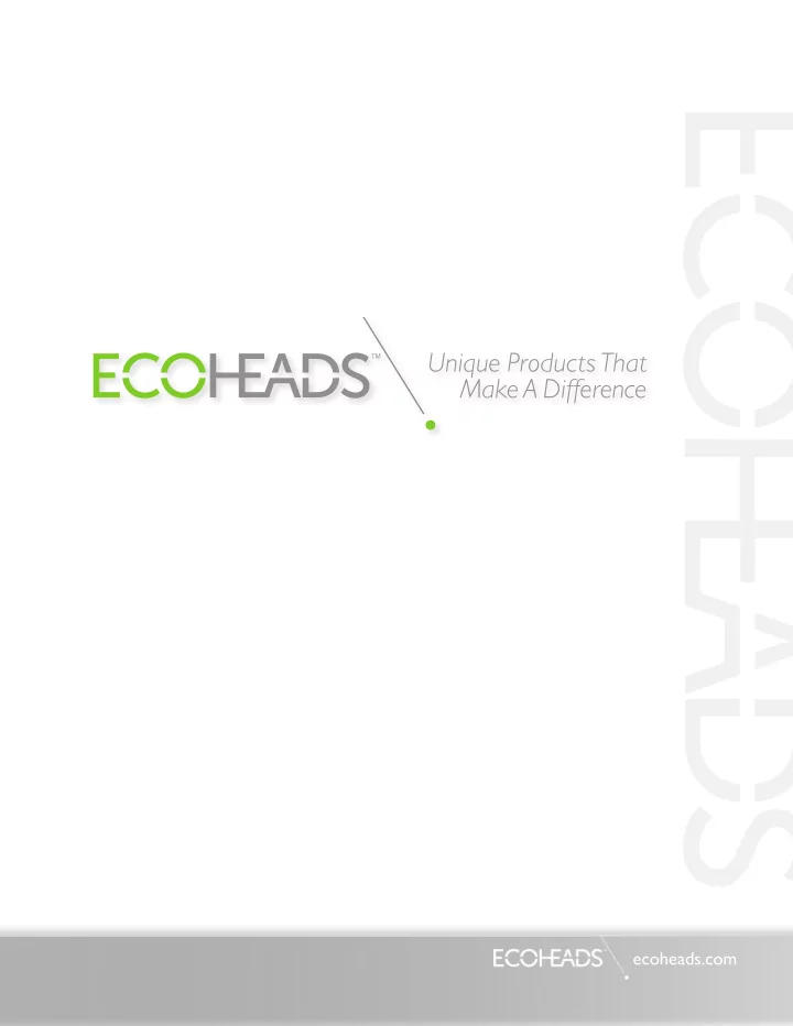 ecoheads com saving resources is very important to me we