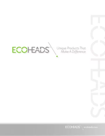 ecoheads.com  Saving resources is very important to  me, weve been using ECOHEADS for  years,