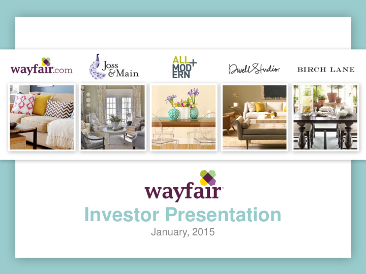 investor presentation