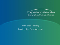 new staff training training site development training