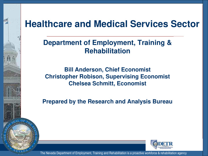 healthcare and medical services sector