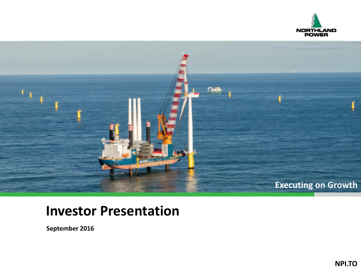 investor presentation