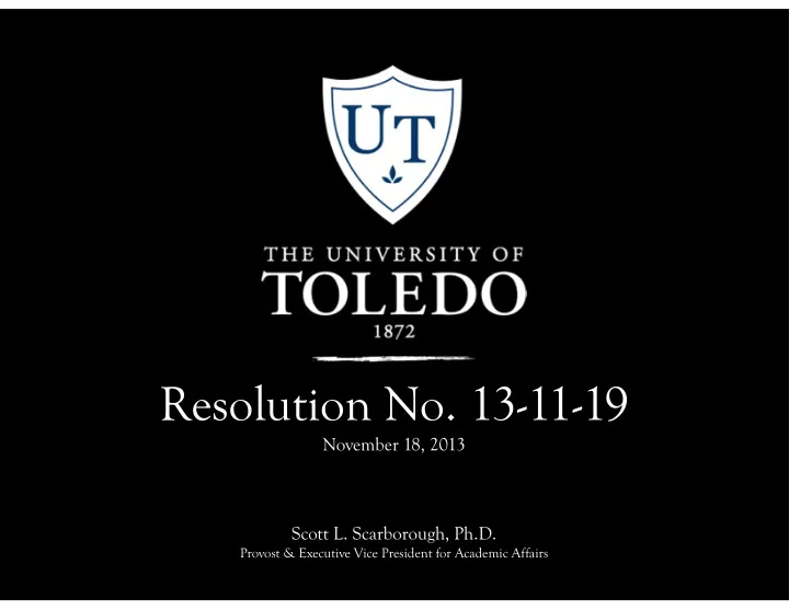 resolution no 13 11 19